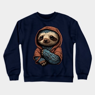 Hooded Sloth Crewneck Sweatshirt